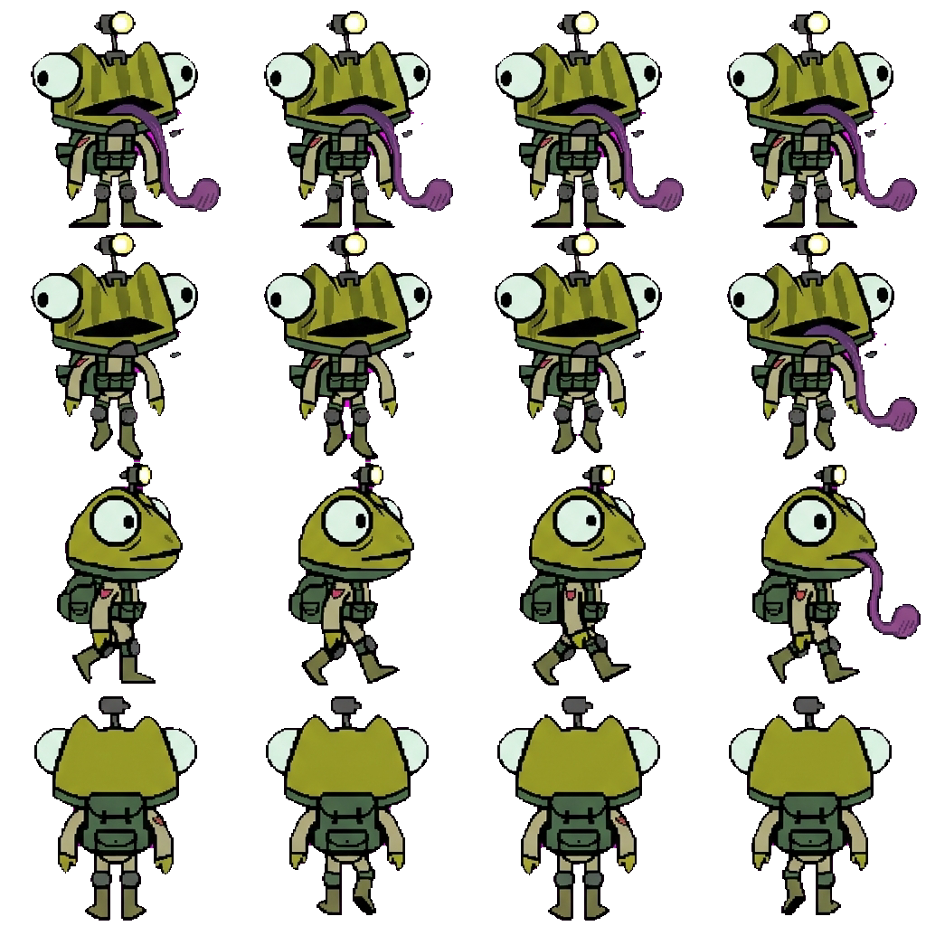 Sneaky movement sprite