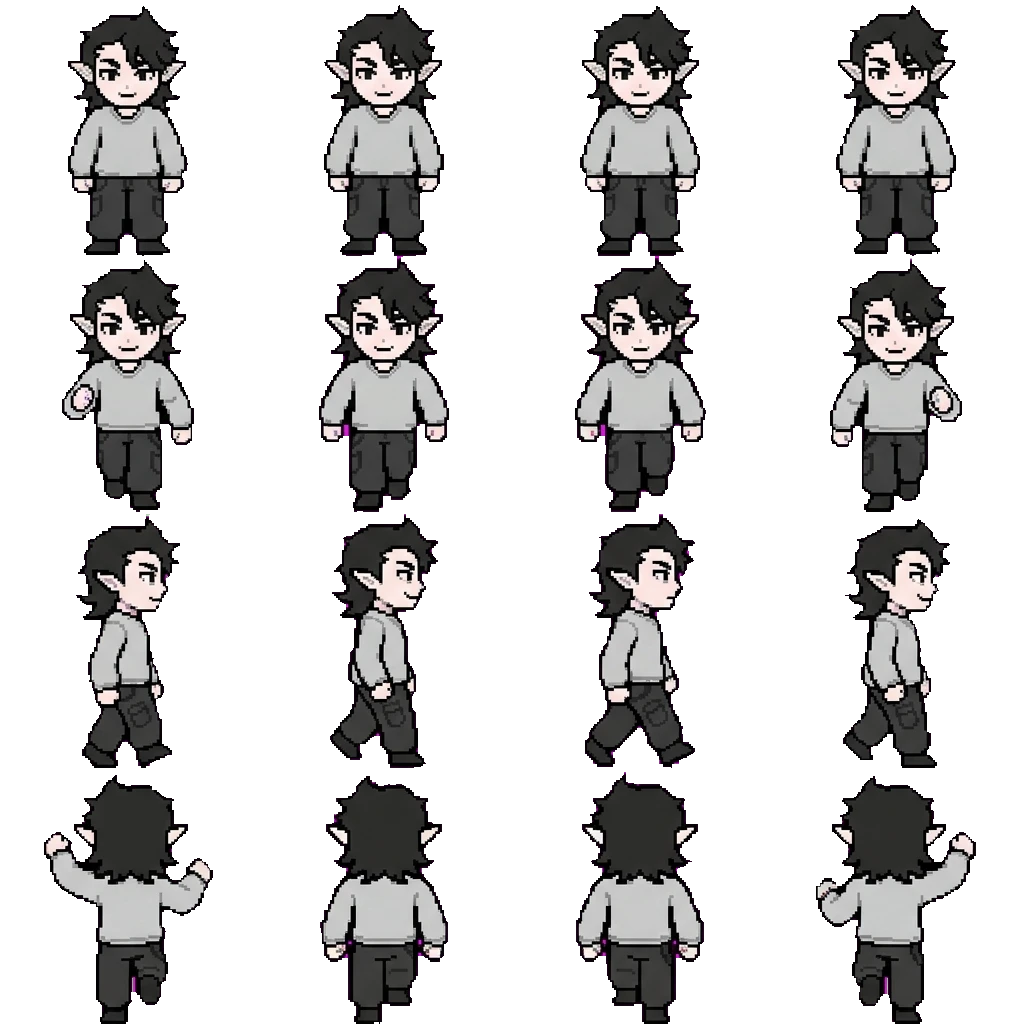 Beil movement sprite
