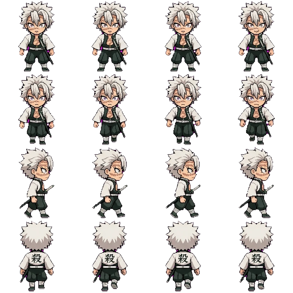 Sanemi Shinazugawa movement sprite