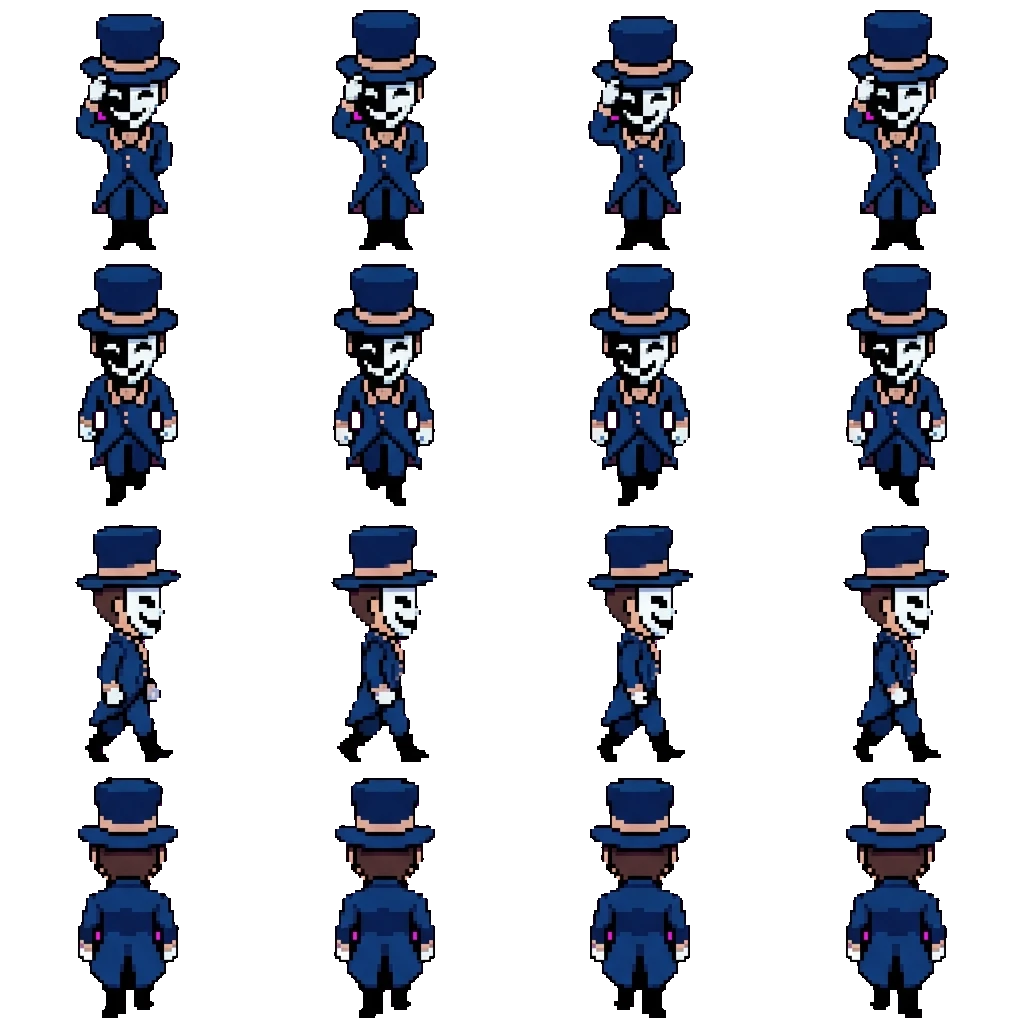 Ticket Taker movement sprite