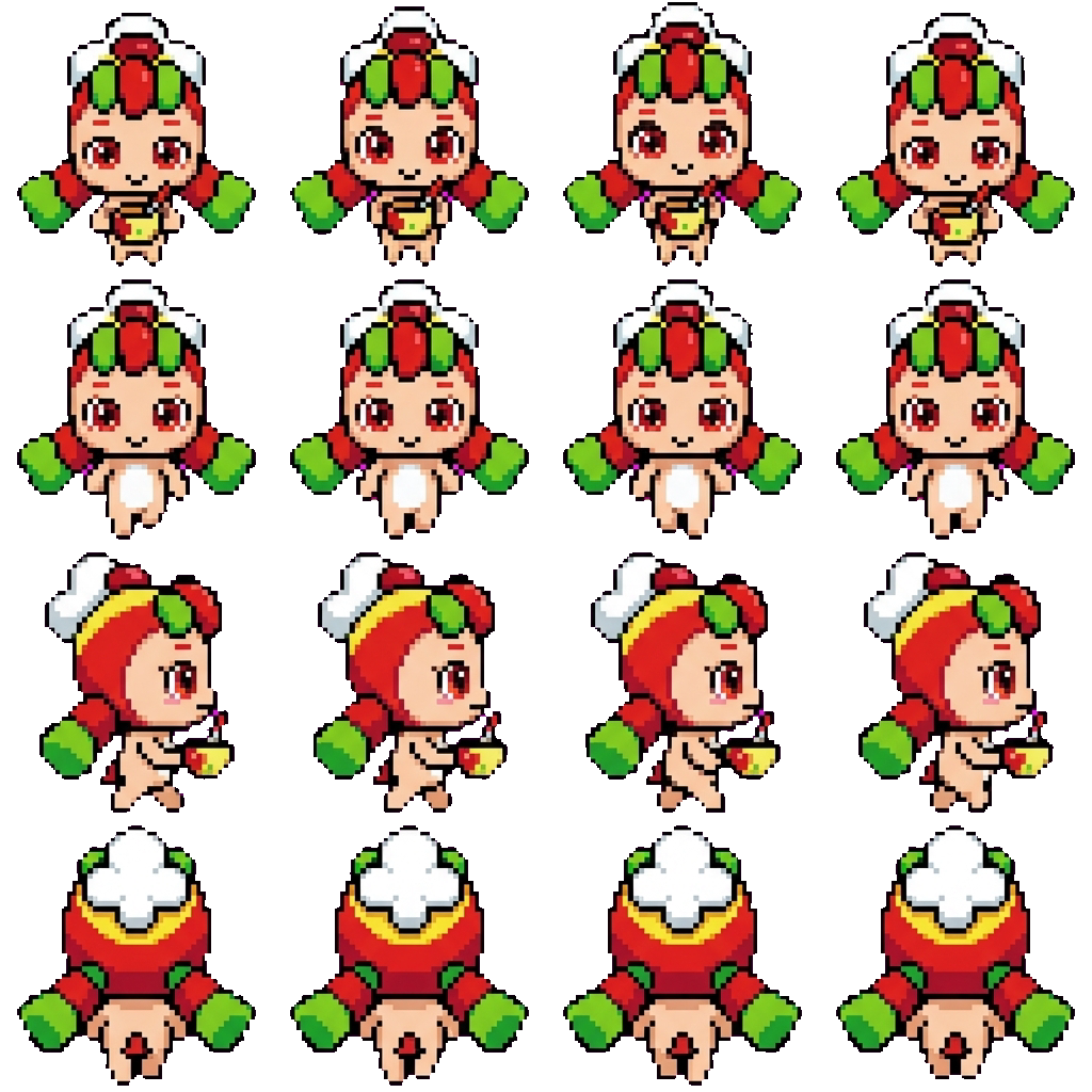 YummyPing movement sprite