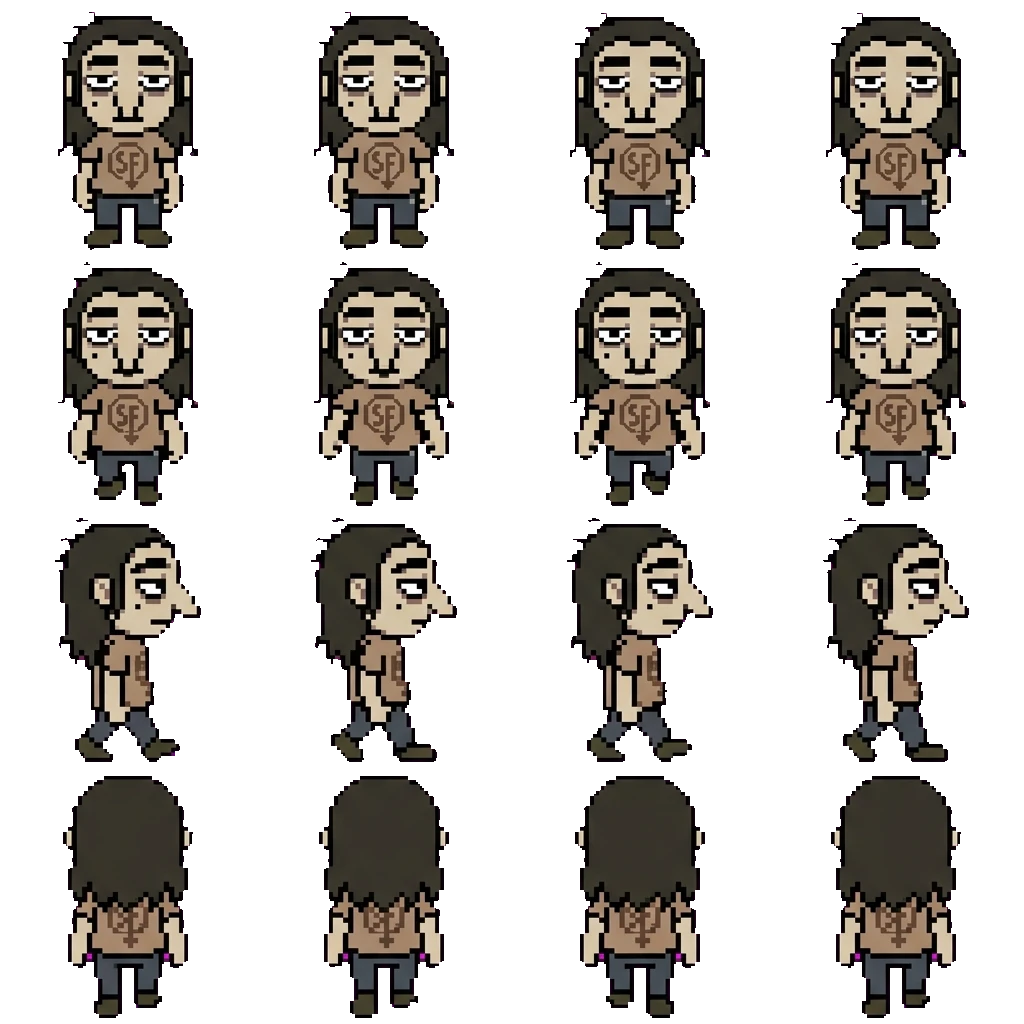 Larry movement sprite