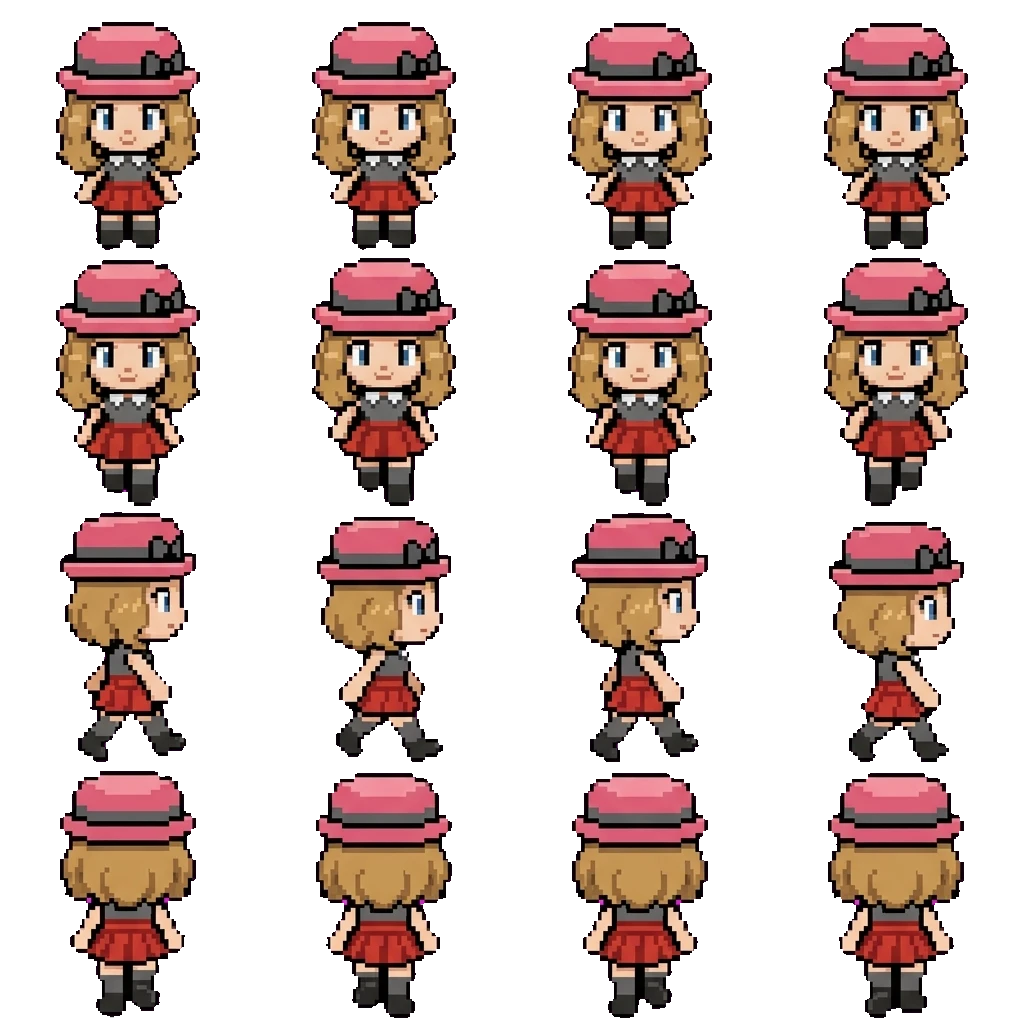 Serena movement sprite