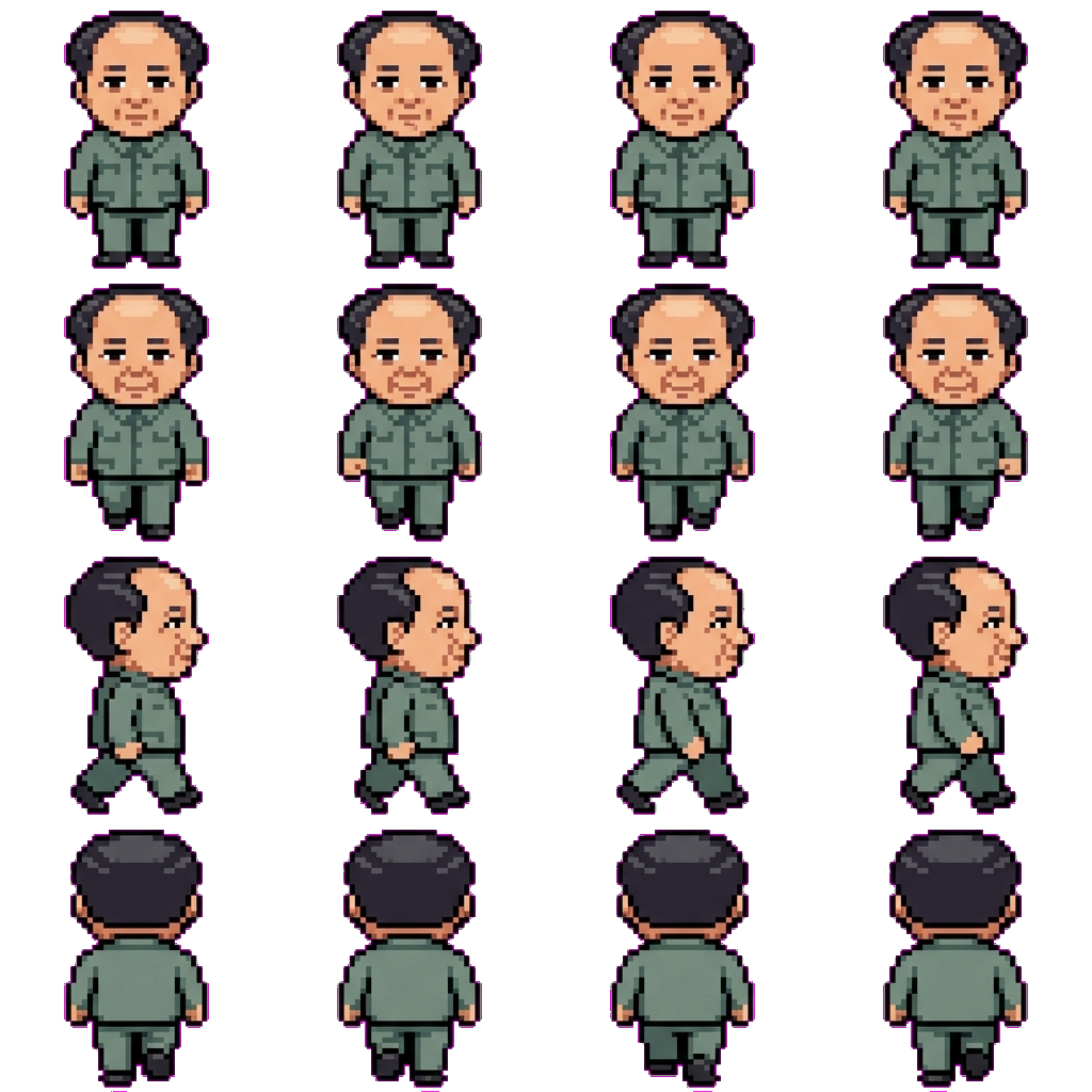 Mao Zedong movement sprite