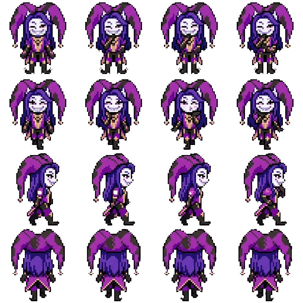 Jester movement sprite