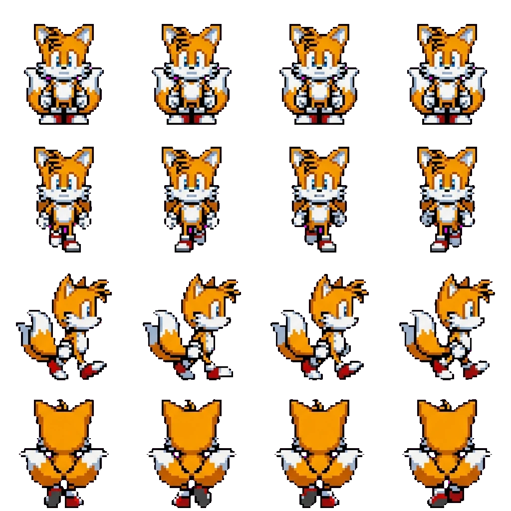 Tails movement sprite