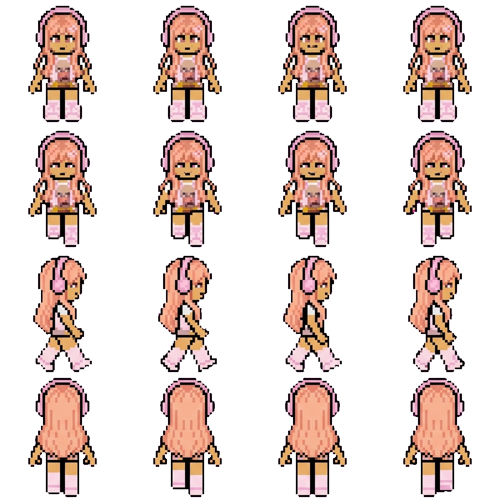 Emiko movement sprite