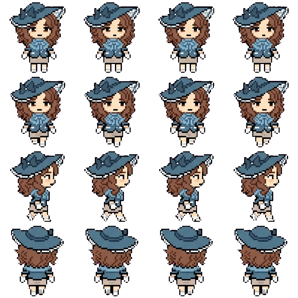 Beatrice Geller movement sprite