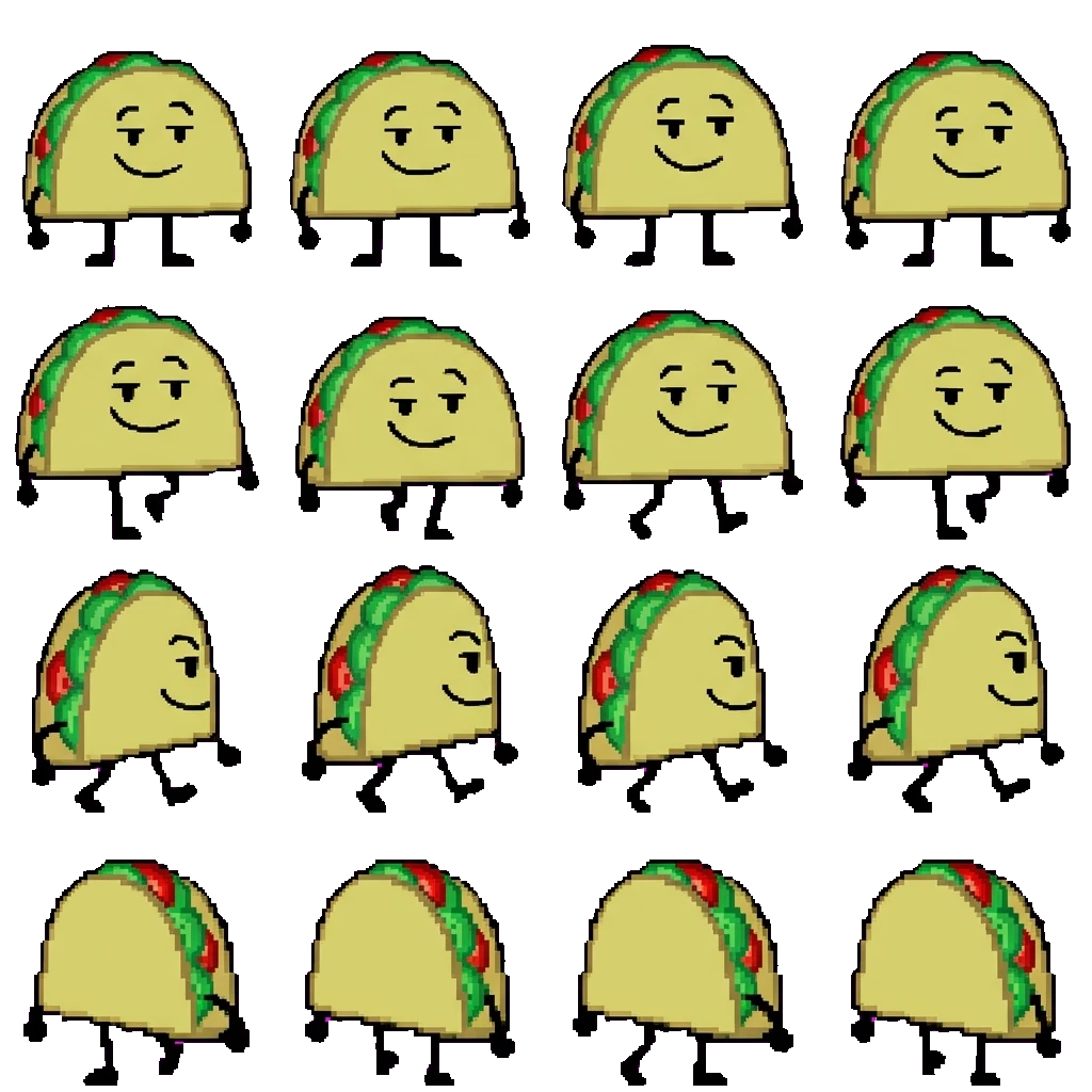 Taco movement sprite