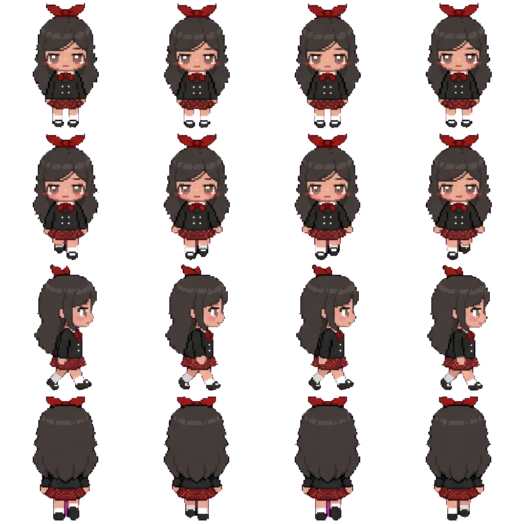 Rose movement sprite