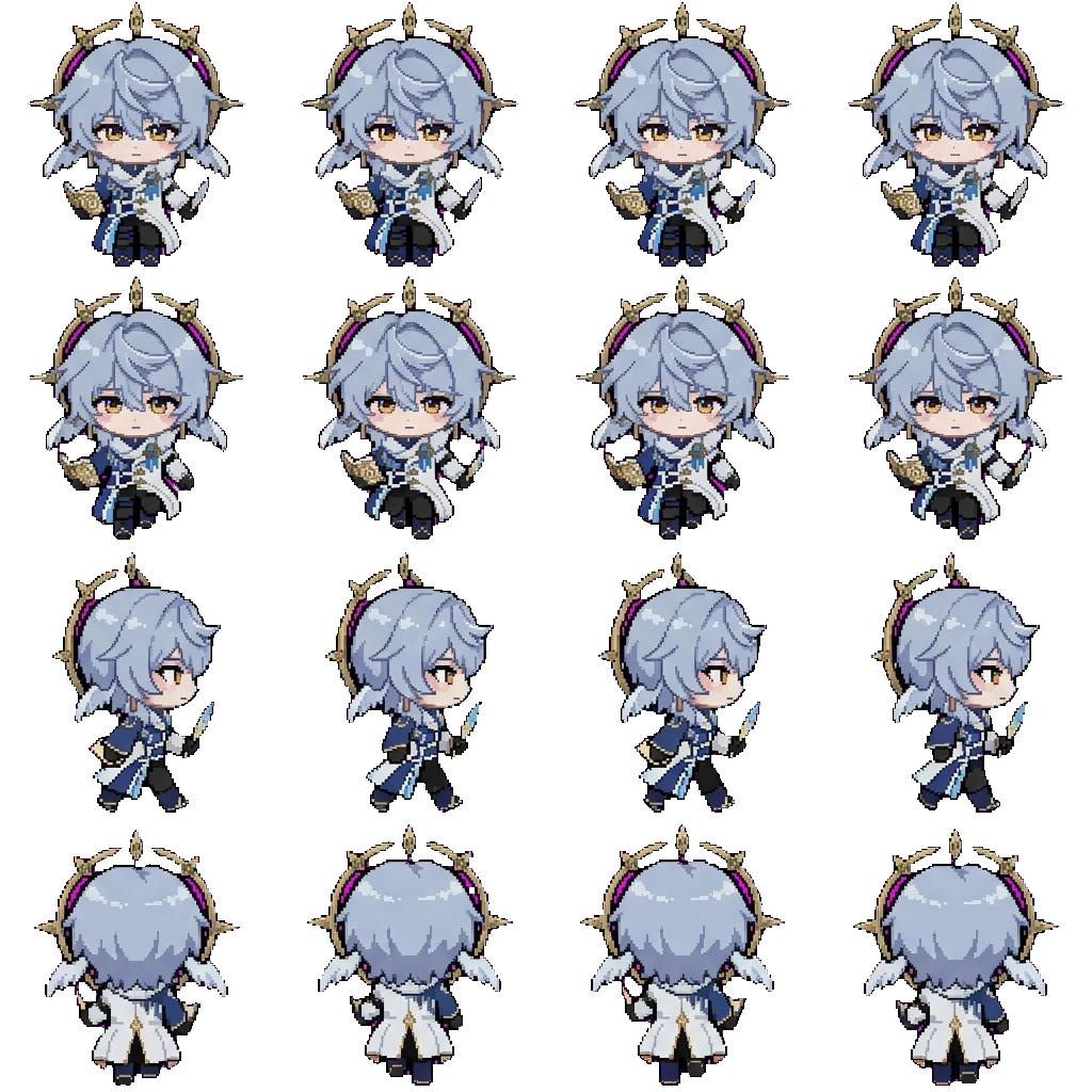 Sunday movement sprite