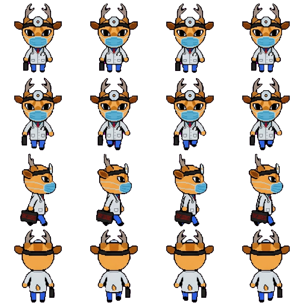 Dr. Harlow movement sprite