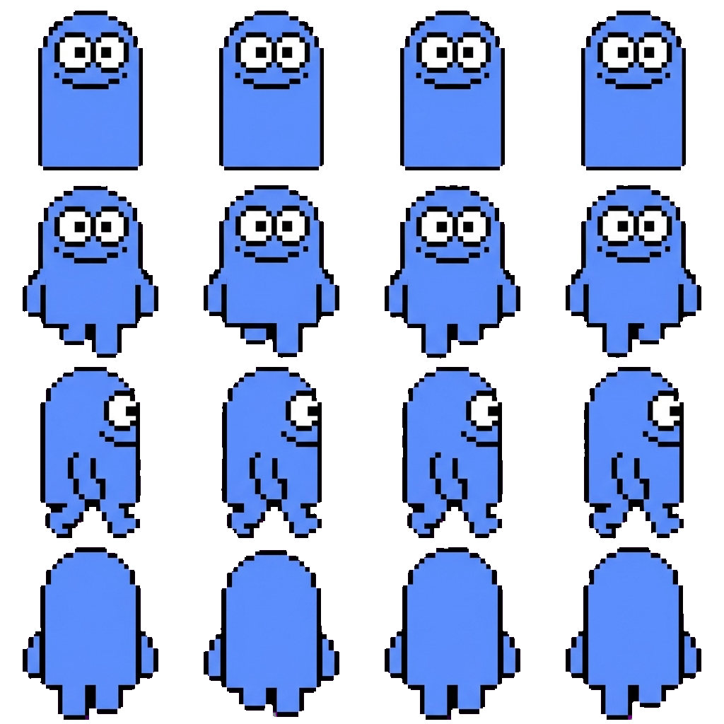 Bloo movement sprite