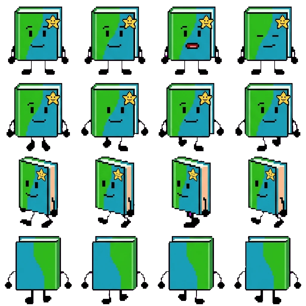 Book movement sprite