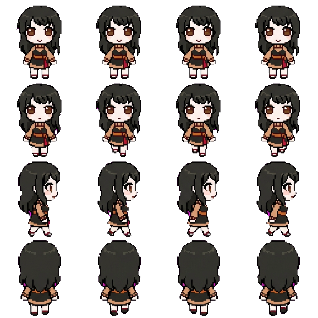 Рёко Хироси movement sprite