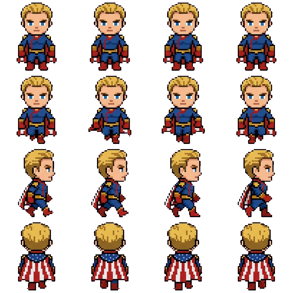 Homelander movement sprite