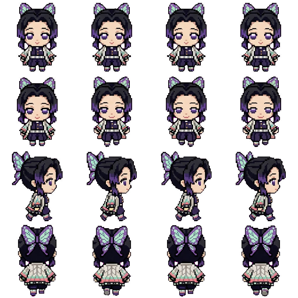 Shinobu Kochou movement sprite