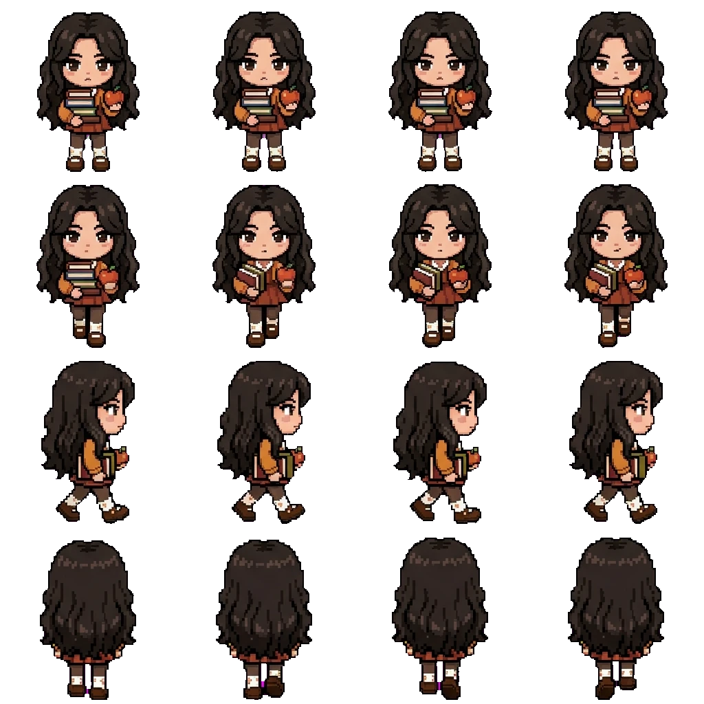 Clara movement sprite