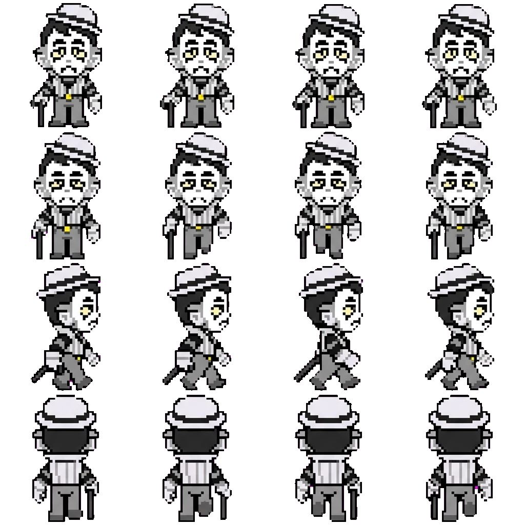 Gray movement sprite