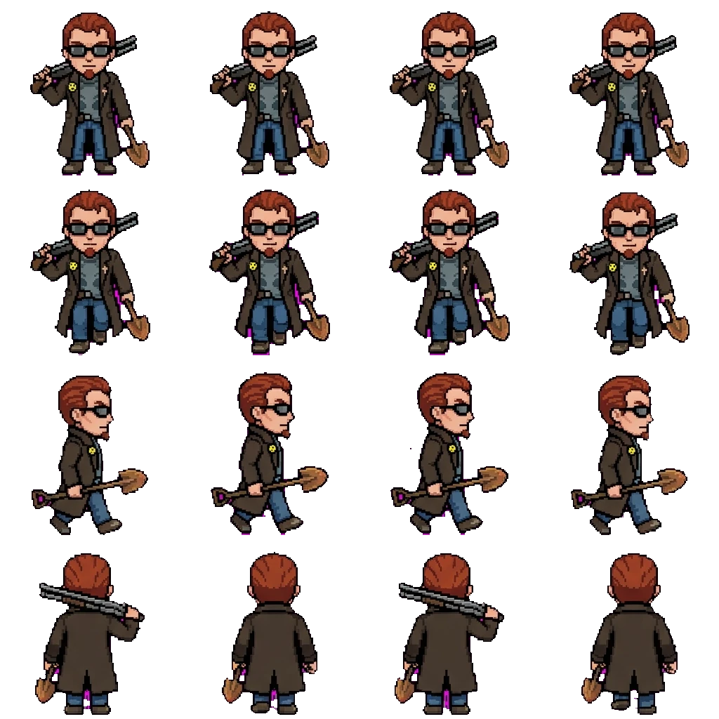 Dude movement sprite