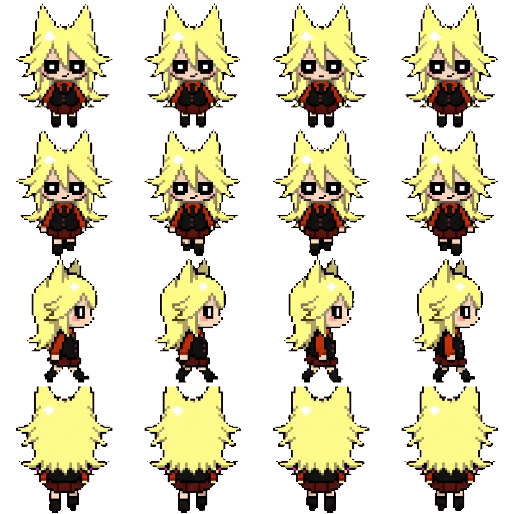 Moge-ko movement sprite