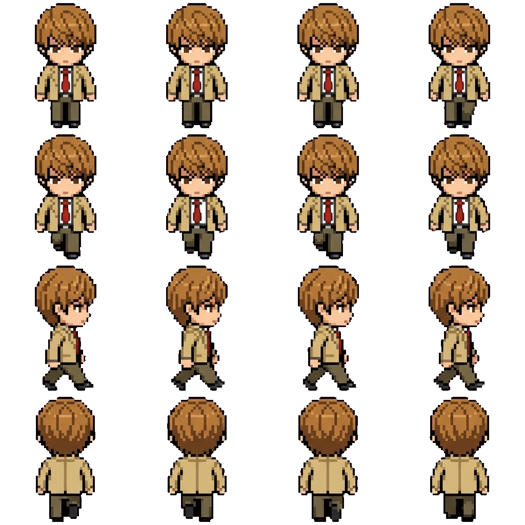 Ligh Yagami movement sprite