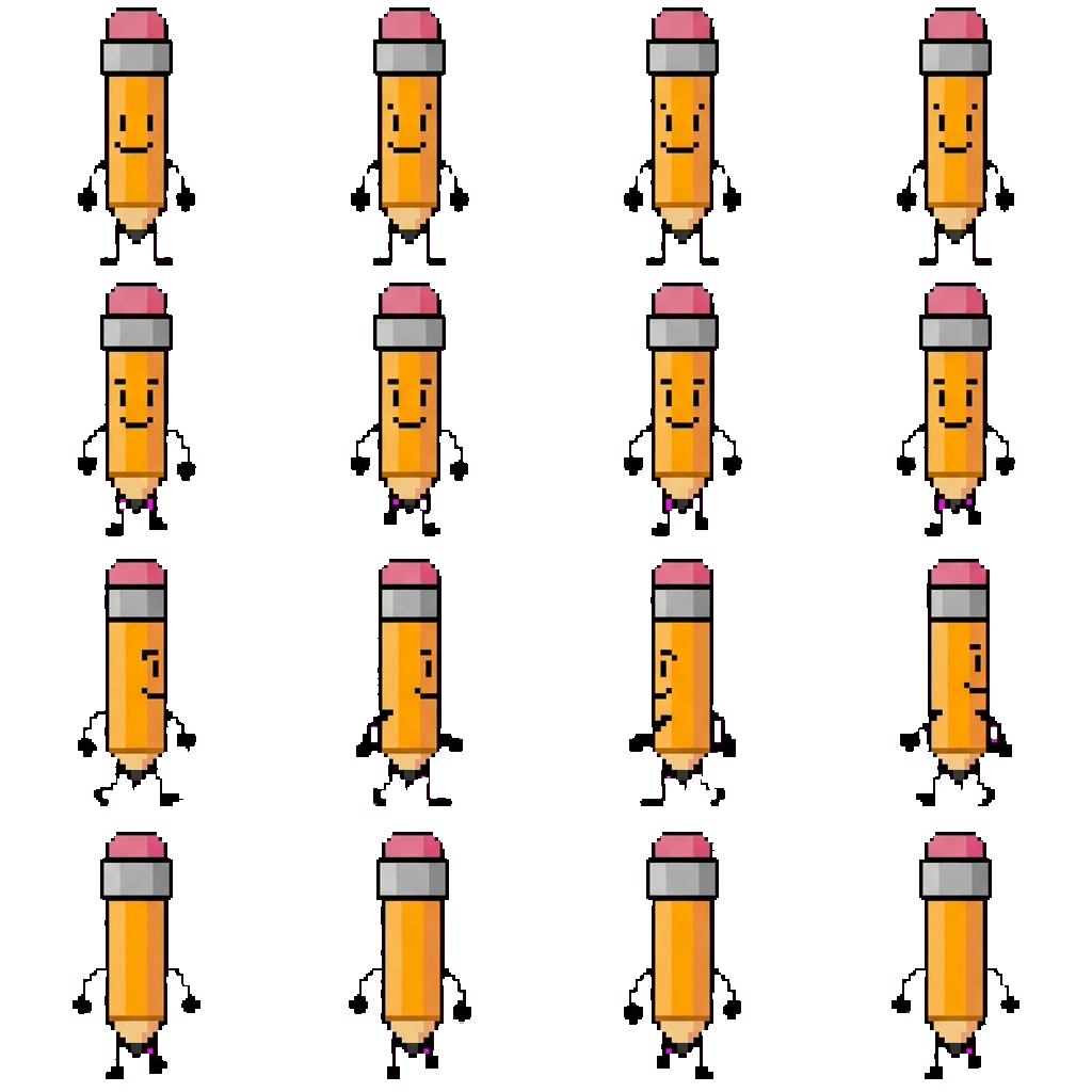 Pencil movement sprite