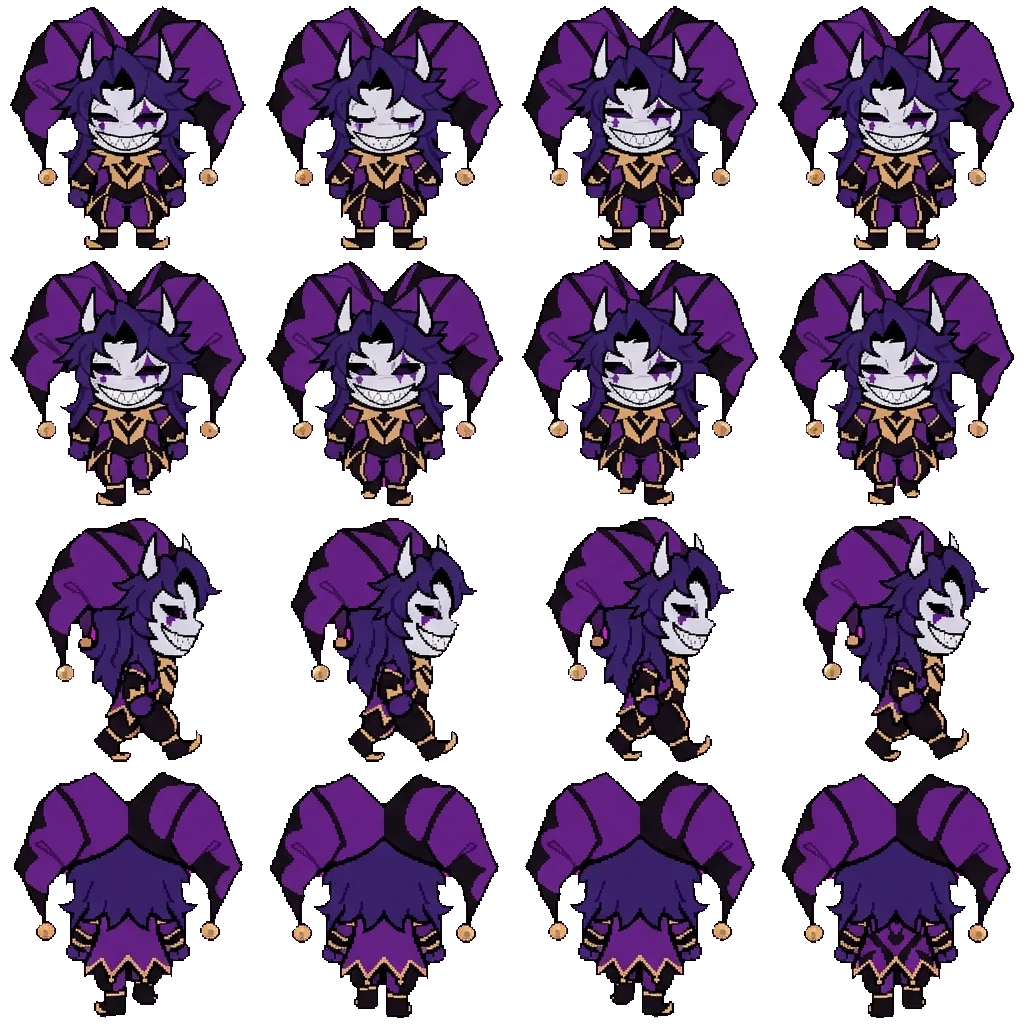 Jester movement sprite