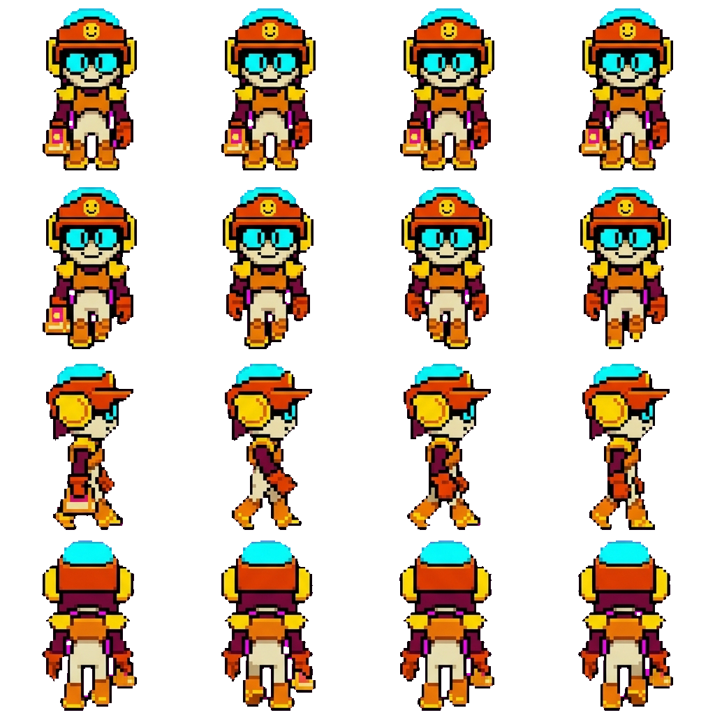 Larry movement sprite