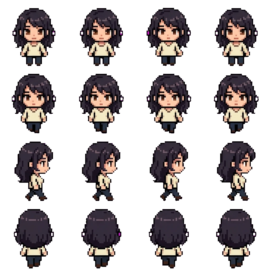 Vicky movement sprite