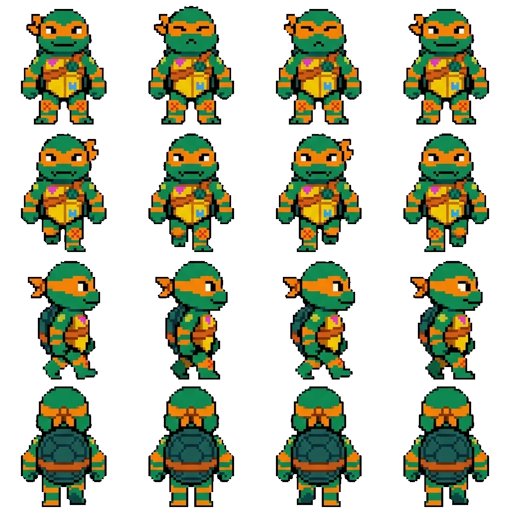 Mikey movement sprite