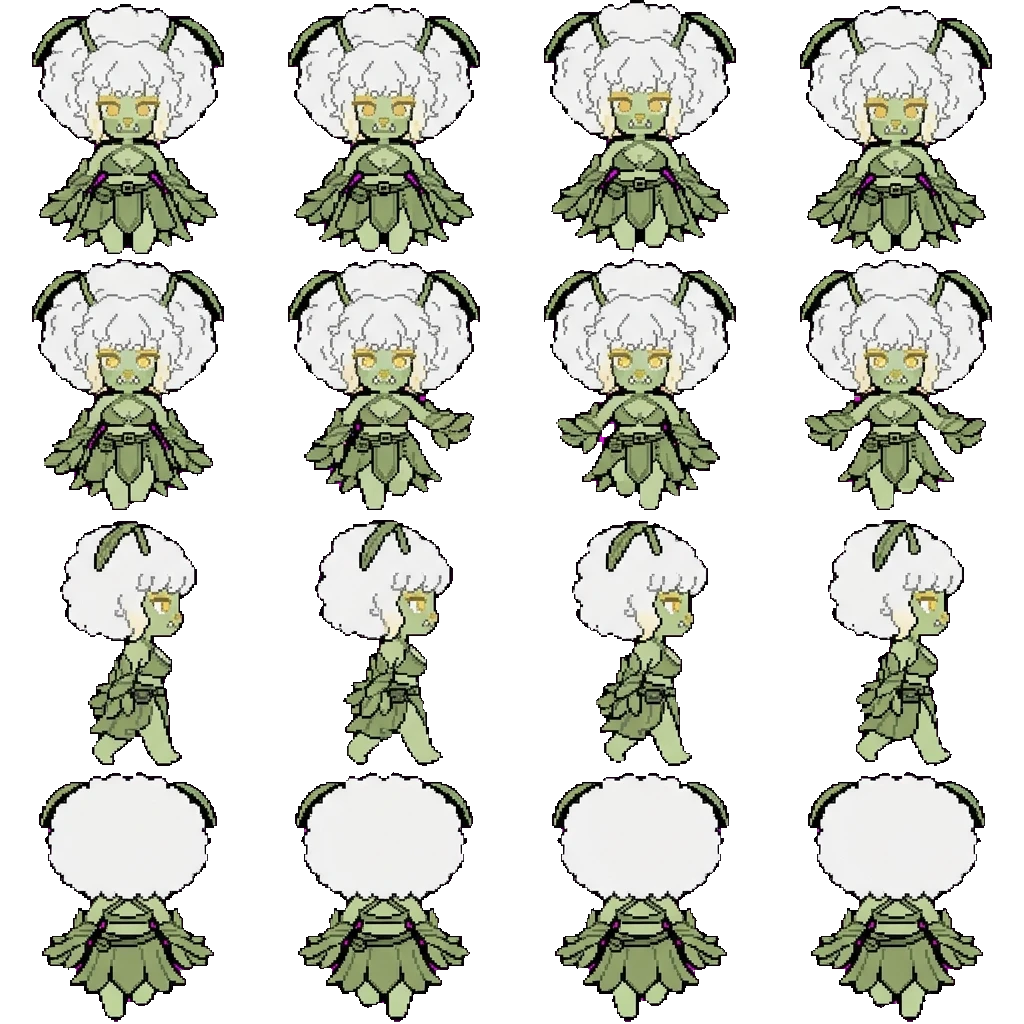 Tarra movement sprite