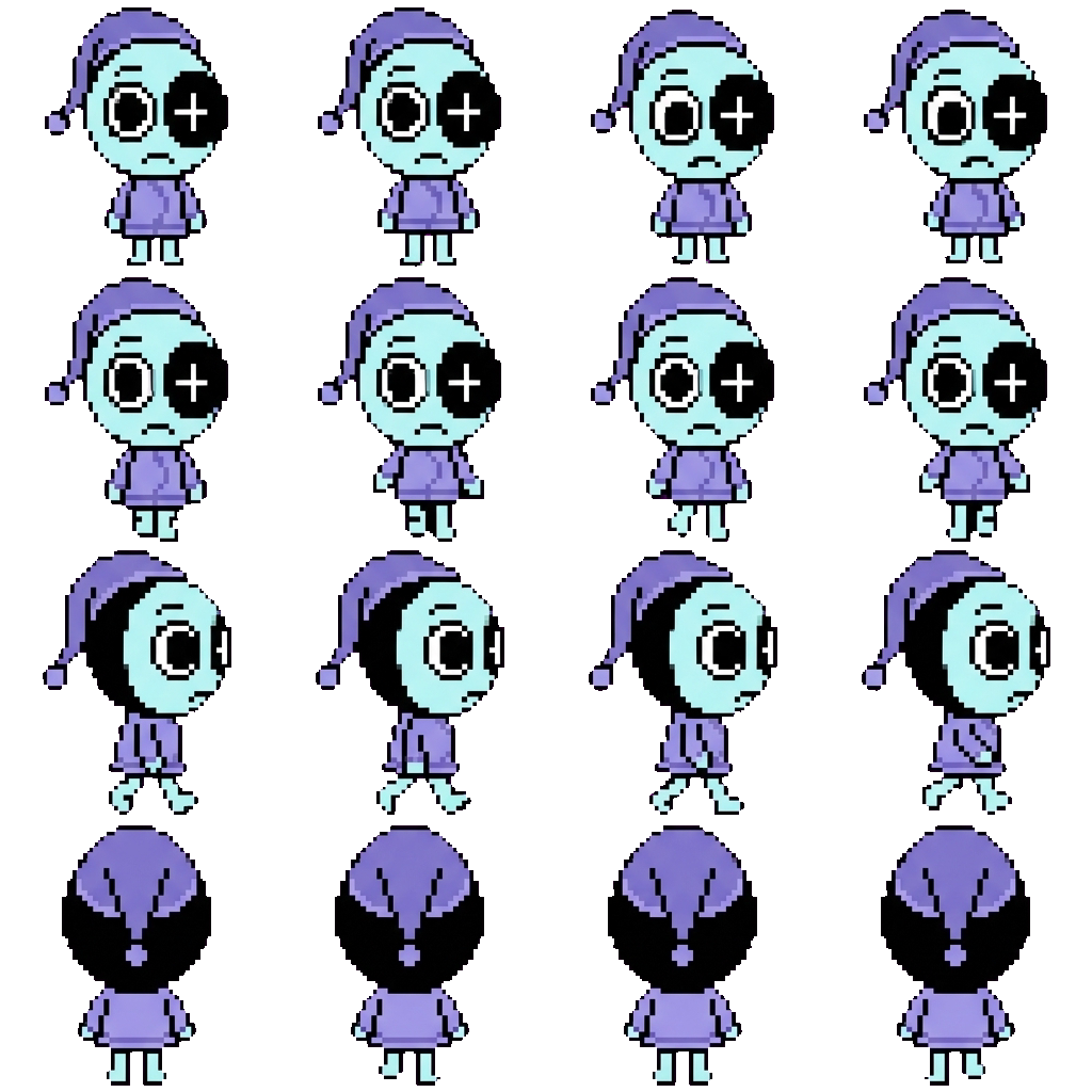 Astro movement sprite