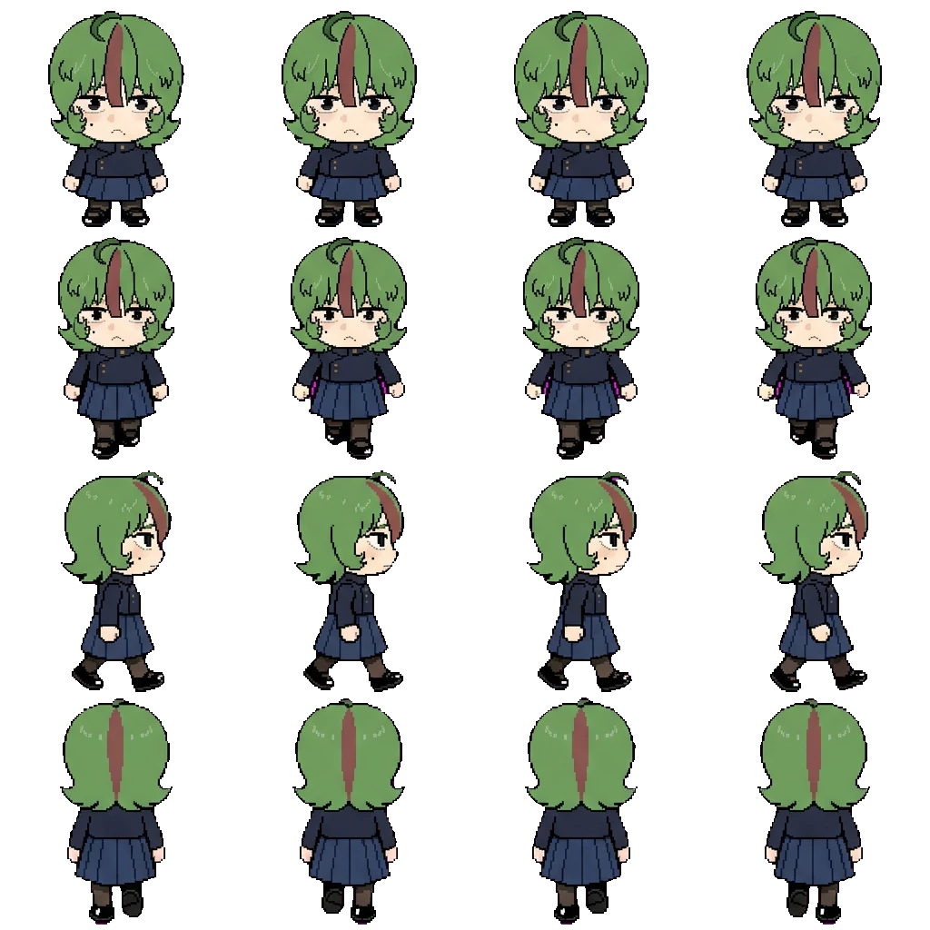 Hiromi Yoshida movement sprite