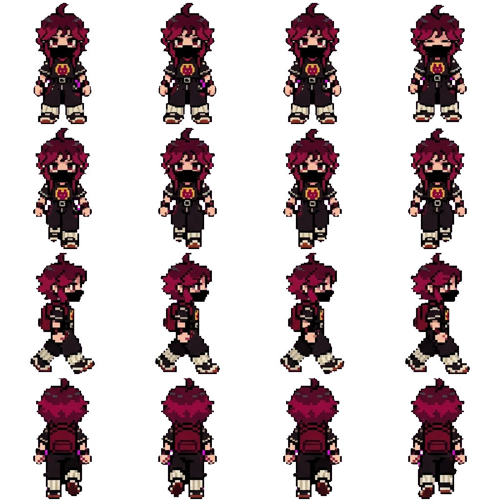 Olivia movement sprite