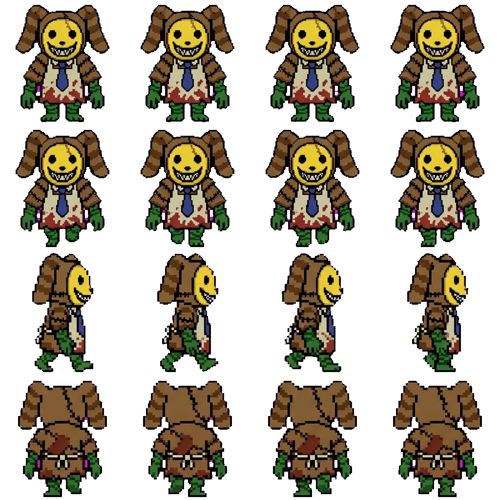 Pumkin Rabbit movement sprite