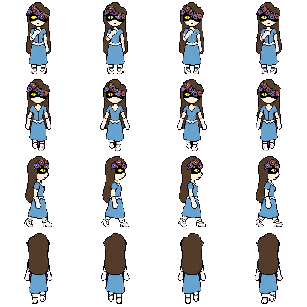 Flower movement sprite