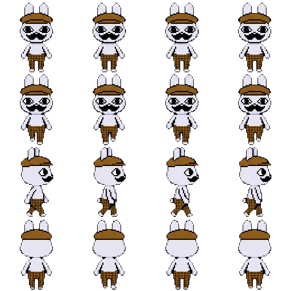 Barney movement sprite