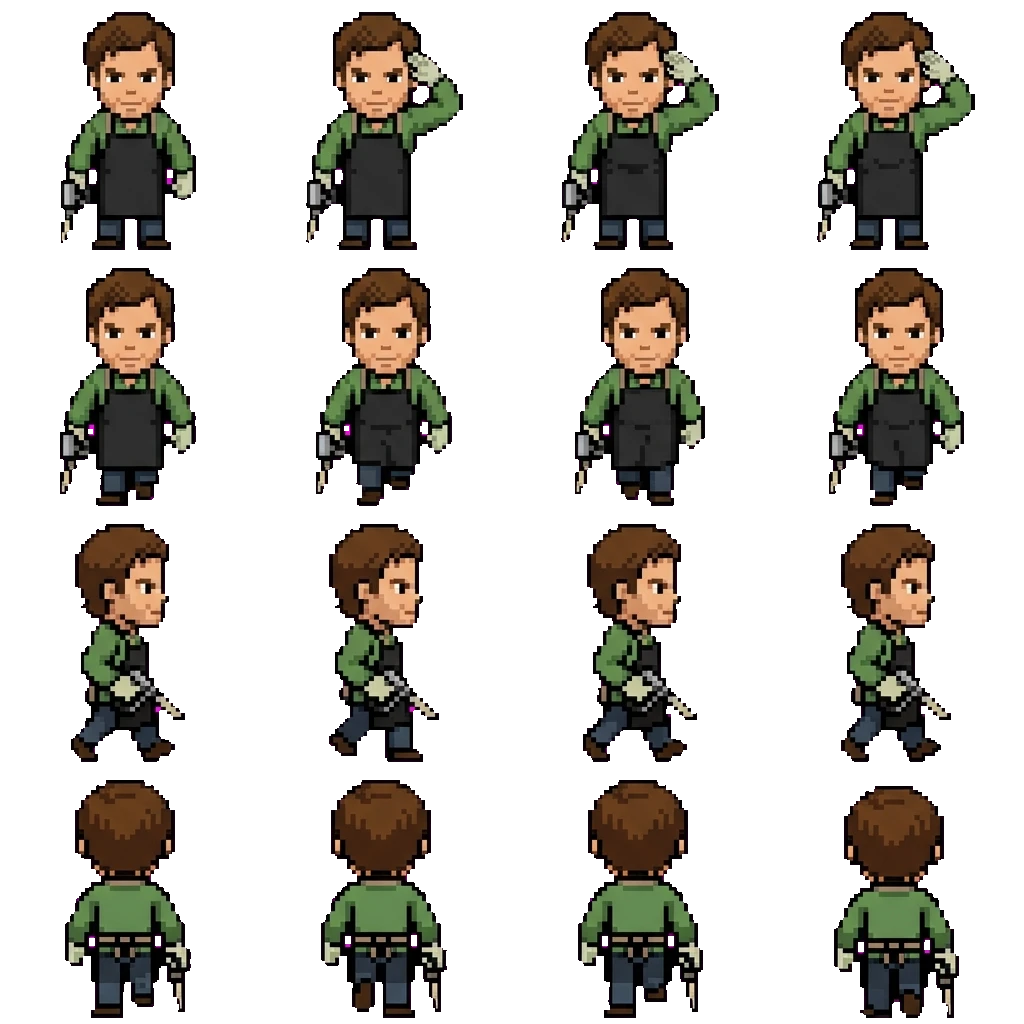 Dexter Morgan movement sprite