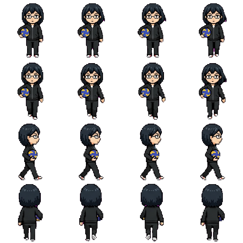 Shimizu Kiyoko movement sprite