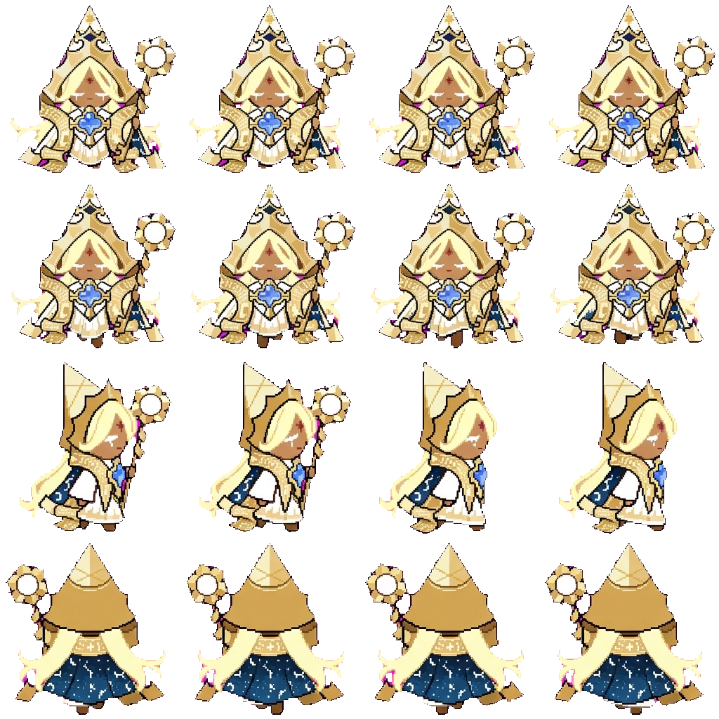 Pure vanilla movement sprite
