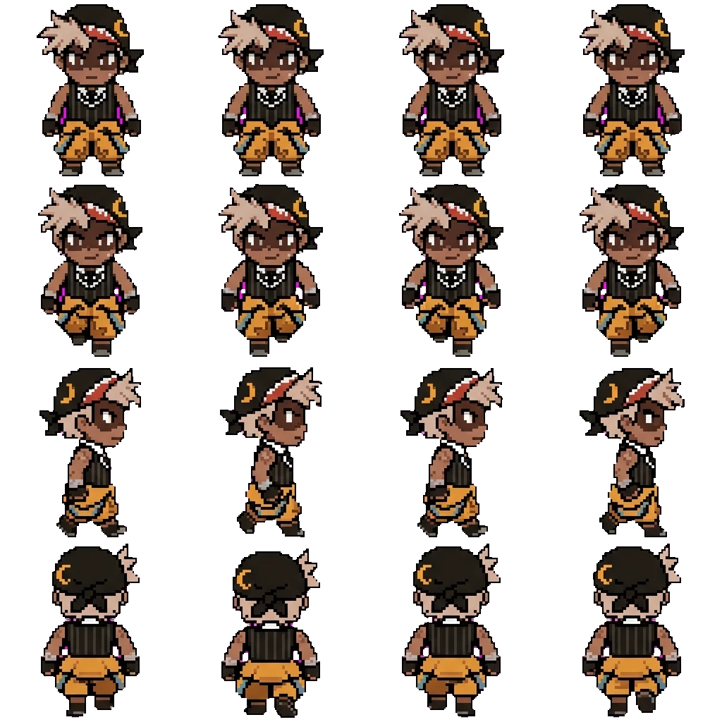 Sandbag movement sprite