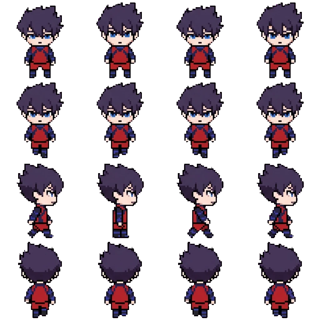 Karasu ♡ movement sprite