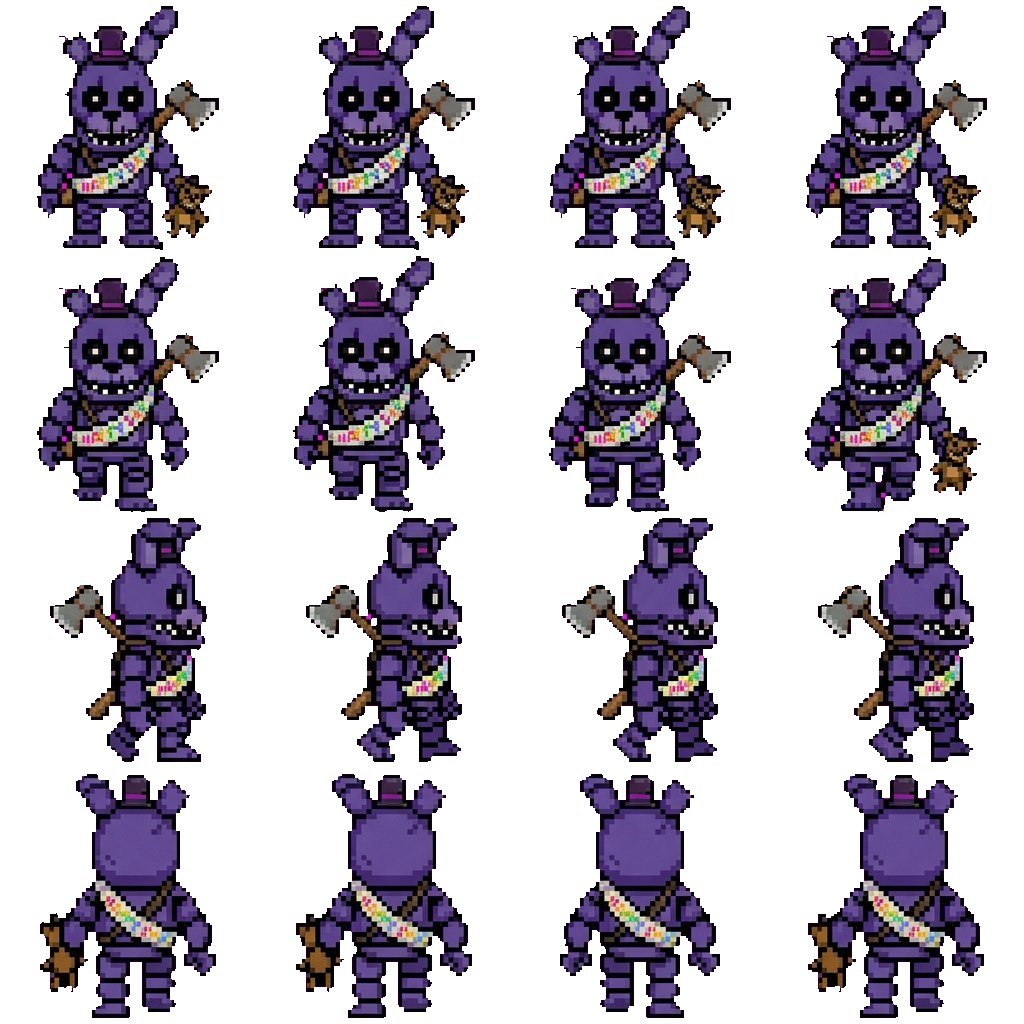 Hopscotch movement sprite