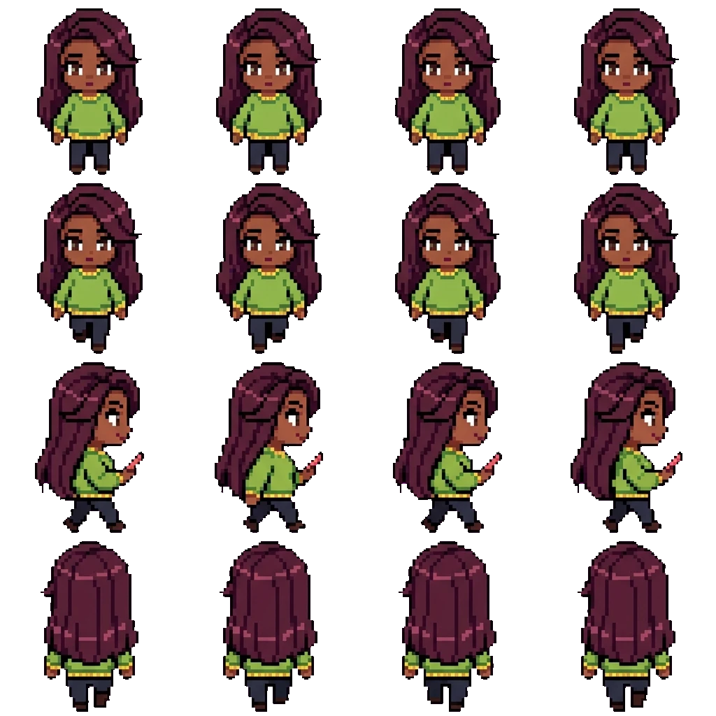 Jia movement sprite