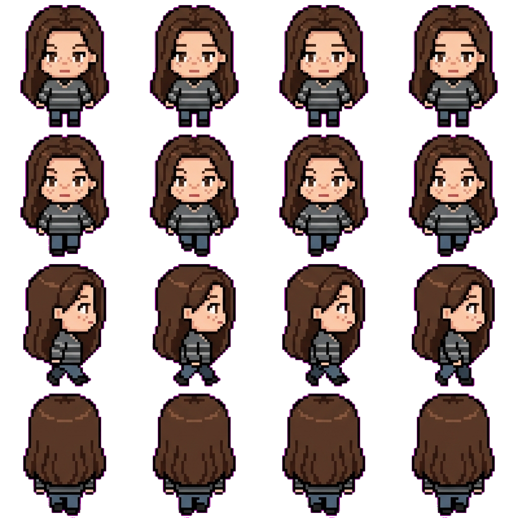 Magalie movement sprite