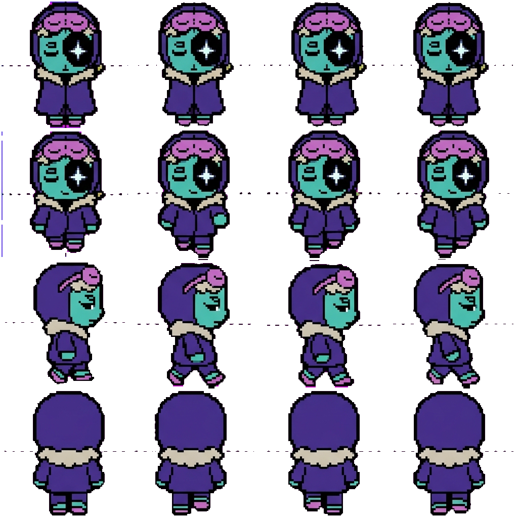 Astro movement sprite