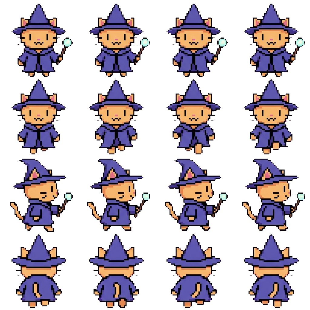 Scratch movement sprite