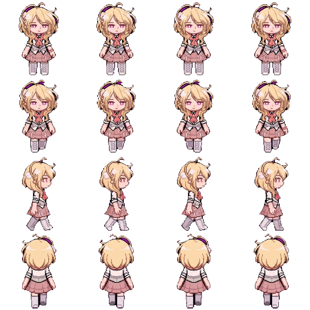 Mandi movement sprite