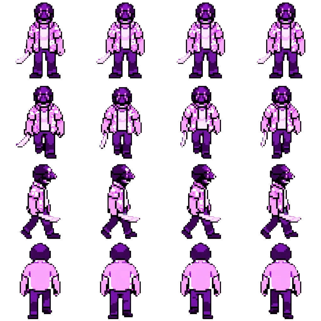 Evan/Hábito movement sprite
